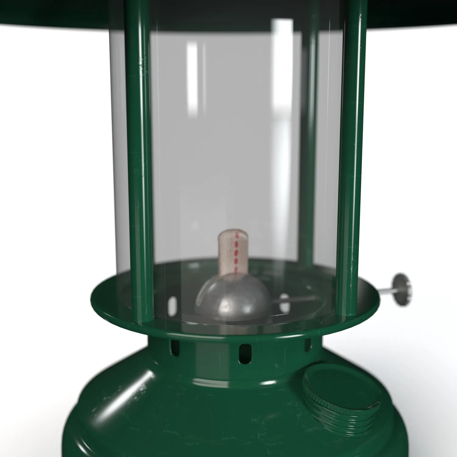 Sonoma Green Patio Lantern PBR 3D Model_05